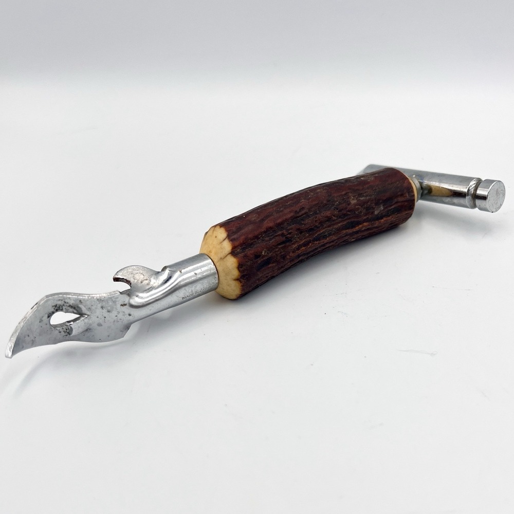 Vintage Stag Horn can opener Made in England - Picture 3 of 5